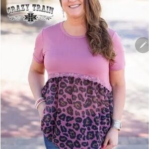 Crazy Train XXL babydoll top